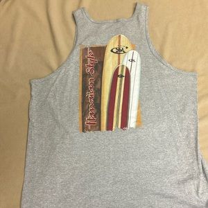 Hawaiian Style Tank Top 🏄‍♂️ Unisex XL 🌺